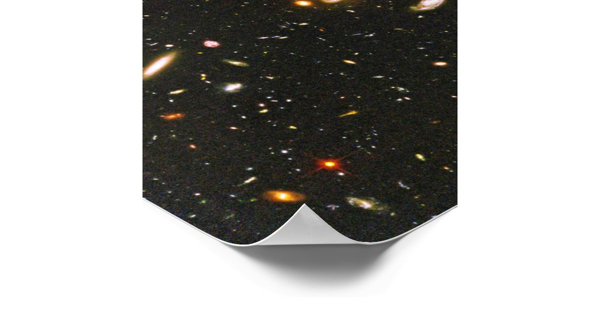 Hubble Ultra Deep Field 24x24 (22x22) Poster | Zazzle