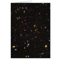 Hubble Ultra Deep Field View of 10,000 Galaxies Greeting Card