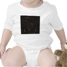 Hubble Ultra Deep Field View of 10,000 Galaxies Baby Bodysuit