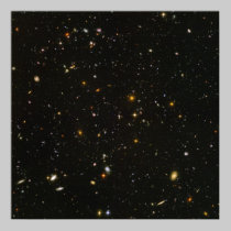 Hubble's Ultra Deep Field Image posters