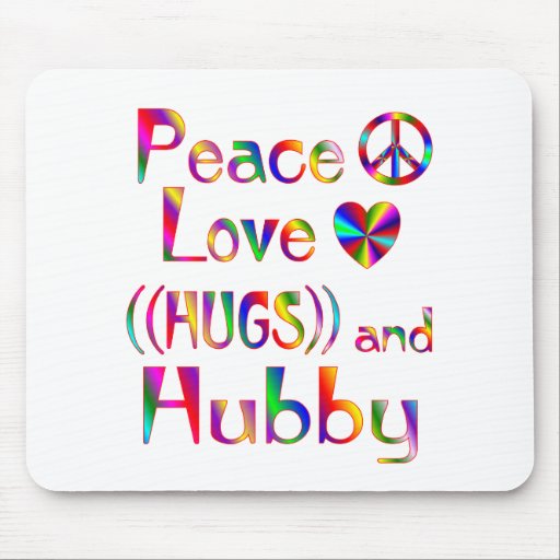 Hubby Hugs Mouse Pads