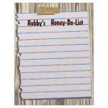 Hubby's Honey-Do-List Letterhead Stationery