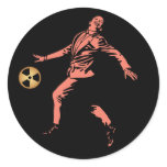 Hubris Ball Round Stickers