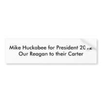 Huck 2012 Reagan V Carter Sticker bumper stickers