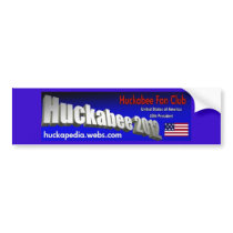 Huckabee 2012 Bumper Sticker bumper stickers