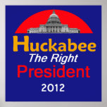 HUCKABEE 2012 Huge Poster Print