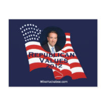 HUCKABEE 2012 Postcard by samappleby HUCKABEE 2012 Postcard