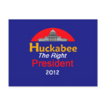 HUCKABEE 2012 Postcard