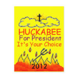 HUCKABEE 2012 Postcard