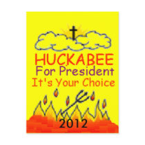 HUCKABEE 2012 Postcard by samappleby HUCKABEE 2012 Postcard