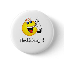 Huckleberry Geocaching Swag Pin / Button