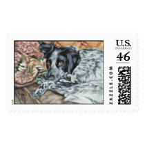 "Huckleberry" Postage Stamp