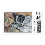 "Huckleberry" Postage Stamp