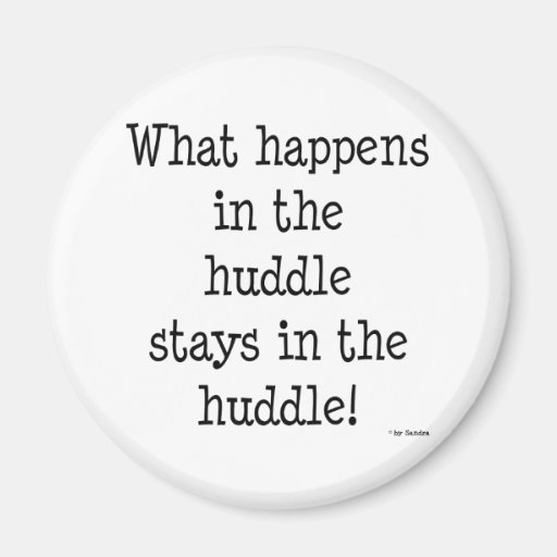 Huddle Refrigerator Magnet
