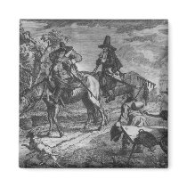 Hudibras Sallies Forth, Plate II Fridge Magnets