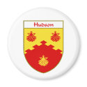 Hudson Coat of Arms/Family Crest magnets by NameGame Hudson Coat of Arms/Family Crest magnets