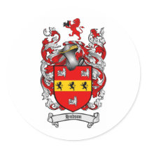 HUDSON FAMILY CREST - HUDSON COAT OF ARMS stickers by heraldics HUDSON FAMILY CREST - HUDSON COAT OF ARMS stickers