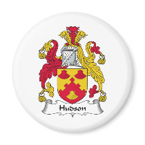 Hudson Family Crest magnets
