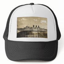 Hudson River Day Line Steamer Washington Irving Trucker Hats