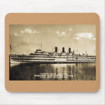 Hudson River Day Line Steamer Washington Irving Mouse Pad