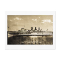Hudson River Day Line Steamer Washington Irving Postcards