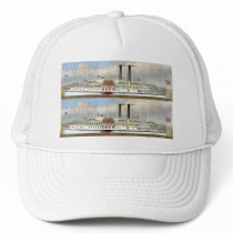 Hudson River Steamer 1877 Bookmark hats by MyBookmarks Hudson River Steamer 1877 Bookmark hats