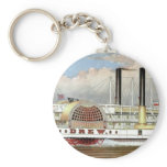 Hudson River Steamer 1877 Bookmark Keychains