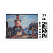 Hudson River Tug Boat postage by lagambina Hudson River Tug Boat postage