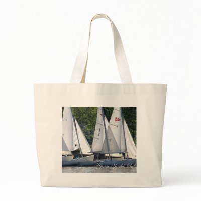 Hudson Yacht Club Sailboat Beach Bag by MiySpirit
