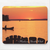 Hudson Yacht Club Sunset Mouse Pad mousepads