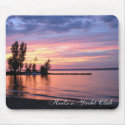 Hudson Yacht Club Sunset Mouse Pad mousepads