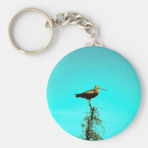 Hudsonian Godwit Keychain