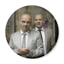Hue and Cry - Fridge Magnet by hueandcry Hue and Cry - Fridge Magnet