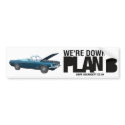 Hue and Cry - Plan B - Bumper Sticker bumper stickers