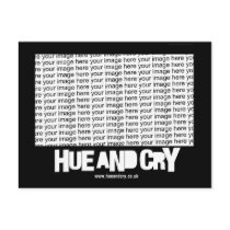 Hue and Cry Postcard by hueandcry Hue and Cry Postcard