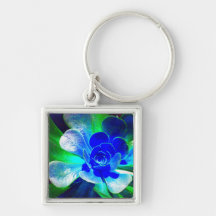 Hues of Blues Keychains