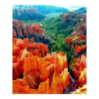 Hues of the Hoodoos in Bryce Canyon National Park print