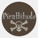 Hueso Rogelio alegre de Pirattitude Pegatinas