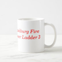 HUESOS DESNUDOS, escalera 3 de Fitchburg FireTower Taza De Café