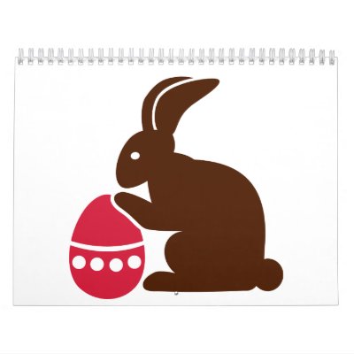 Huevo de Pascua del conejito Calendario Huevo de Pascua del conejito Calendario