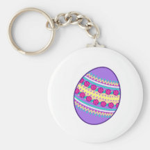 Huevos en colores pastel llavero