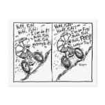 huff-puff postcards