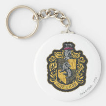 Hufflepuff Crest Key Chain