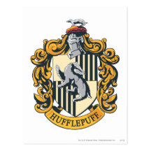 Hufflepuff Crest Post Cards