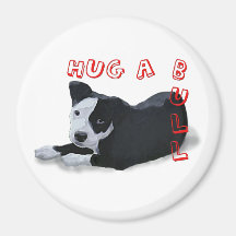 Hug-A-Bull Refrigerator Magnet