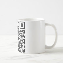 Hug A Geek QR Code Coffee Mugs