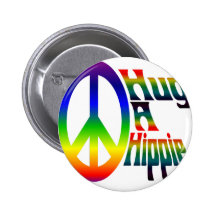 hug a hippie buttons