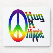 hug a hippie mouse pads
