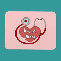 Hug A Nurse magnets