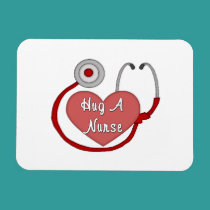Hug A Nurse magnets